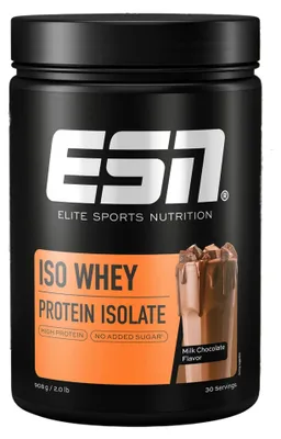 Productafbeelding van ESN Iso Whey Protein Isolaat – Melkchocolade – 908 g eiwitpoeder