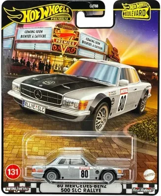 Image de Hot Wheels Premium Boulevard - Mercedes Benz 500 SLC Rallye 1980 - GJT68 HRT63