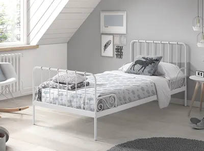 Produktbild von Vipack Metallbett Alice Liegefläche 90 x 200 cm weiß