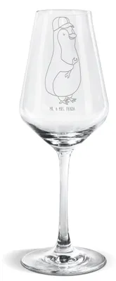 Produktbild von Mr. & Mrs. Panda Weinglas Wenn Papa es nicht reparieren kann, sind wir am Arsch - Transparent - Geschenk, Vatertag, Weißwein Glas, wein, Muttertag, Kelch, Weißweinkelch