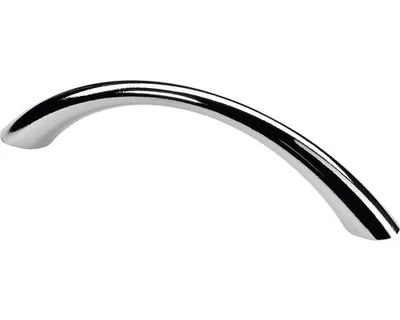 Produktbild von Möbelgriff Zinkdruckguss verchromt Lochabstand 96 BxH 111/10 mm
