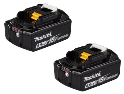 Produktbild von Makita 197293-4 Akku 18 V LXT Li-Ion BL1860B (2 x 6,0 Ah)