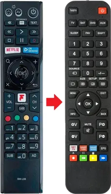 Produktbild von Fernbedienung passend für HUMAX FVP-5000 | FVP5000 | RML08