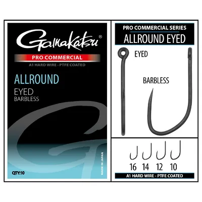 Produktbild von Gamakatsu Pro-C Allround Eyed A1 PTFE BL #12