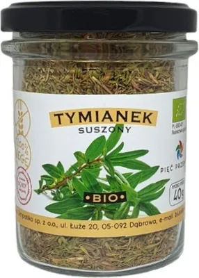 Produktbild von GETROCKNETER GLUTENFREIER -THYMIAN 40 g – PIĘĆ PRZEMIAN