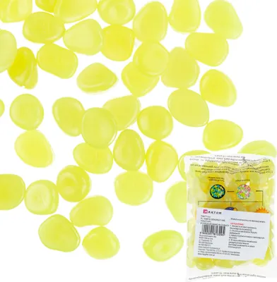 Obrázok produktu pre Svietiace kamienky, fluorescenčné kamene, 100 kusov