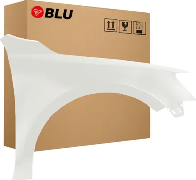 Immagine prodotto di BLU Parafango compatibile con VW Volkswagen Jetta VI 6 LB9A Destra Weiss CandyWeiss | 2010-2018 | Anteriore | Verniciato | Pronto per il montaggio | Acciaio