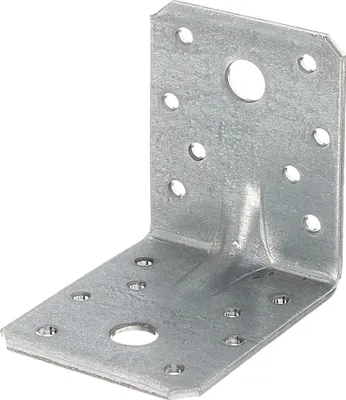 Immagine prodotto di Alberts 820053 Connettore angolare per carichi pesanti, zincato sendzimir, 90 x 50 x 50 mm, set da 50