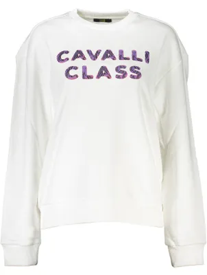 Immagine prodotto di Cavalli Class Felpa Senza Zip Donna Bianco