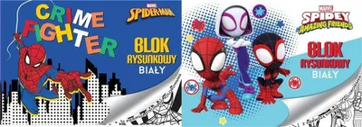 Produktbild von Zeichenblock A4/20K weiß Spiderman