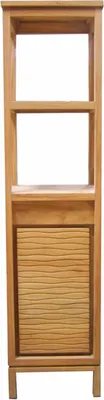 Produktbild von Teako Design Badschrank Plotina Hochschrank Teakholz 35x35x180 cm