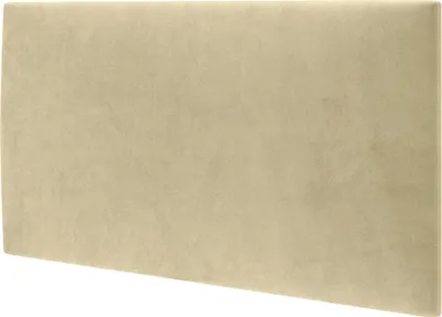 Immagine prodotto di STEGU Camera da letto Pannello imbottito Testiera Velluto Beige 60x30 cm