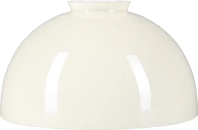 Image de Abat-jour verre opale blanc brillant d=180/H-103/58mm p. E27 Beige