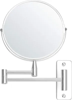Produktbild von Famanu Duschspiegel 360° drehbar - Edelstahl
