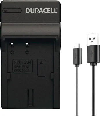 Image de Duracell chargeur avec câble USB pour DRC511/BP-511