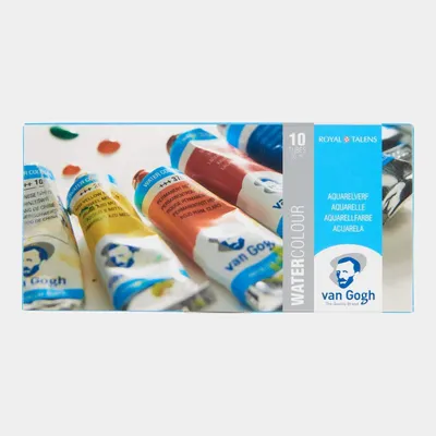 Image de Ensemble de peintures aquarelles Gogh - Coffret de 10 tubes de 10 ml