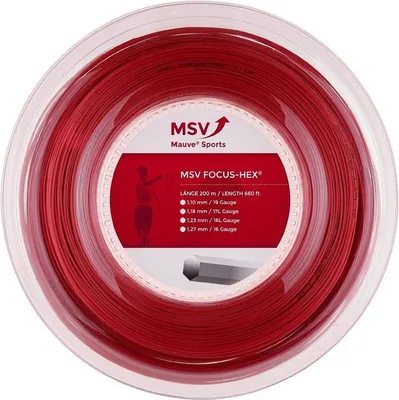 Immagine prodotto di MSV Tennissaite Focus-HEX 200m rot, 355000126000030