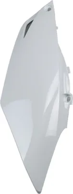 Image de Carénage latéral UFO PLAST, côté gauche, pour Honda CRF R 250 / 450 cm³, années 2013 à 2017, couleur : blanc OEM