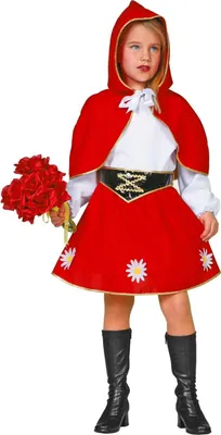 Produktbild von Rotkäppchen Mädchen Kostüm 104