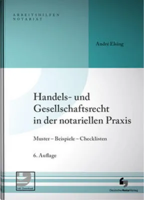 Immagine prodotto di Handels- und Gesellschaftsrecht in der notariellen Praxis