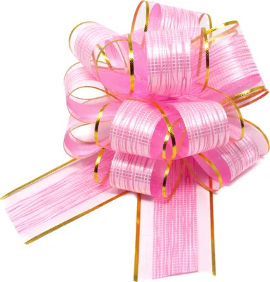 Produktbild von Oblique Unique Geschenkschleife Deko Schleife für Geschenke Tüten Zuckertüte Weihnachten Geschenkdeko - rosa