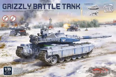 Obrázek produktu pro Model Border BC002 – bojový tank Grizzly v měřítku 1:35 –