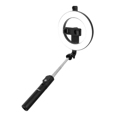 Obrázek produktu pro LinQ Selfie Stick Smartphone Ring Light Tripod, Bluetooth Shutter Release - černý