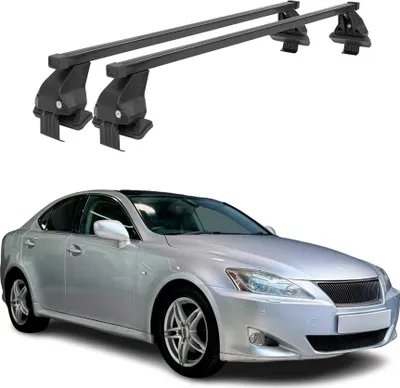 Image de Barres Transversales Menabo pour Lexus IS XE20 2005-2013 Noir