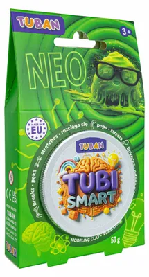 Obrázok produktu pre Tuban TUBI SMART NEO, Modelárska hlina, Zelená, Detské, 1 kusov, Chlapec / dievča, 3 rok / roky
