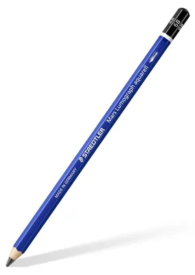 Produktbild von STAEDTLER Mars Lumograph 100A wasservermalbarer Zeichenbleistift Einzelprodukt 6B