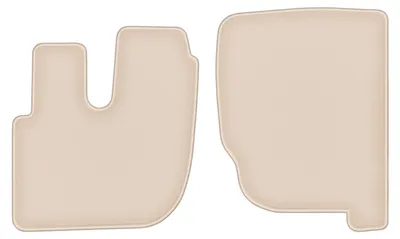 Produktbild von DURBAN Beige Velours-Fußmatten-Set für Renault Midlum Nutzfahrzeug (1997-)