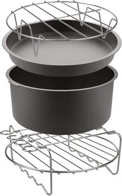 Image de Tefal Easy Fry XXL XA113010 fryer accessory Accessory kit Black, Chrome