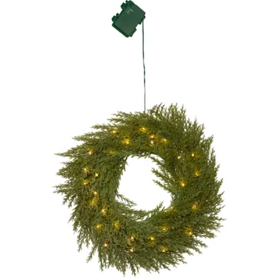 Immagine prodotto di Ghirlanda di abete Thuja con timer 30 LED Ø 45 cm