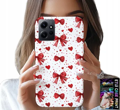 Produktbild von Fall Für Xiaomi Note 12 4G - Rote Bänder Schleife Mode-Designs