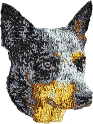 Zdjęcie produktu dla Australijski terier – naszywka w kształcie psa, haftowana naszywka, unikalna ozdoba do plecaka marki Art-Dog