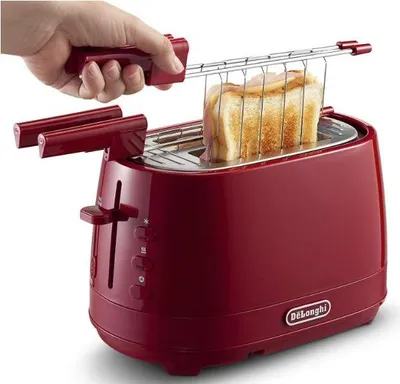 Immagine prodotto di Tostapane De Longhi CTLAP2203.R 2 Fette Rosso 550 W