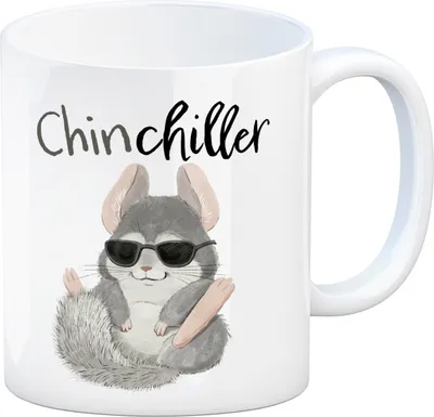 Produktbild von Chinchilla Kaffeebecher mit Spruch Chinchiller