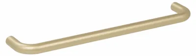 Imagen del producto de Manija para muebles, acero inoxidable, distancia entre agujeros de 192 mm, acabado en latón galvanizado