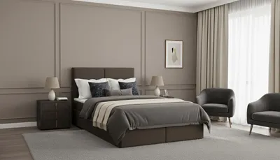 Produktbild von KSHOMECONCEPT Boxspringbett 160 x 200 cm, Bett mit Bettkasten und Bonellmatratze und Topper, AURORA, Braun
