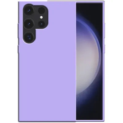Obrázek produktu pro Smartphonica Silikonové pouzdro pro Samsung Galaxy S23 Ultra s měkkým vnitřkem - fialové