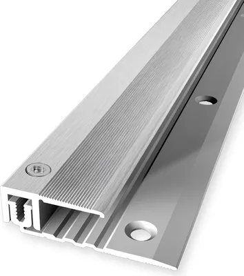 Produktbild von PROVISTON | Abschlussprofil | Ausgleichsprofil | Breite: 28 mm | Höhenausgleich: 6.5 - 16 mm | Länge: 1000 mm | Aluminiumprofil | Silber | 1 Stück