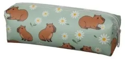 Obrázek produktu pro Pouzdro na tužky s jednou přihrádkou – Kapibary – Pajacyk