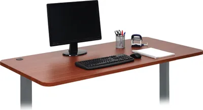 Produktbild von Tischplatte HWC-D40 für Schreibtische, Schreibtischplatte, 160x80cm MVG-  natur