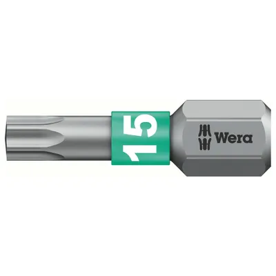 Immagine prodotto di Punta da 1/4" DIN 3126 C6,3 T15 x 25 mm BiTorsion Wera | 4013288034526
