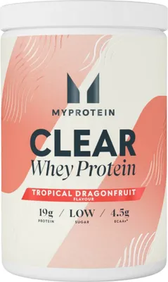 Productafbeelding van MyProtein Clear Whey Protein 498 - 509 g, smaak: tropisch drakenfruit / Whey-isolaat / Hoogwaardig gehydrolyseerd whey-isolaat met een uitzonderlijk heerlijke en verfrissende smaak