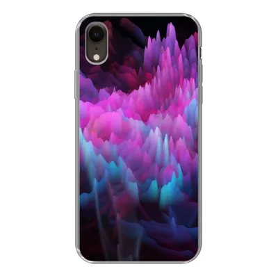 Produktbild von MuchoWow® Handyhülle Schutzhülle Hülle für iPhone XR Rauch - Farbe - Abstrakt Silikon Softcase Handy Hülle - Schutzdeckel