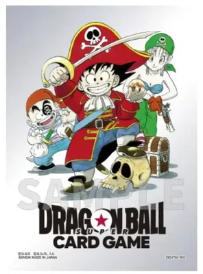 Produktbild von Dragon Ball Super - Official Card Sleeve - Son Goku & Krillin & Bulma
