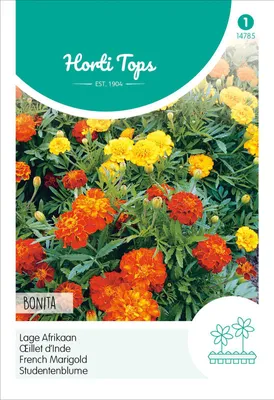 Produktbild von Studentenblume Bonita Gefüllte Mischung | Studentenblumensamen von Hortitops
