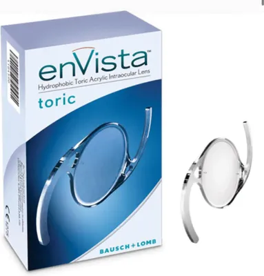Obrázok produktu pre enVista Toric, IOL, vnútroočná šošovka, torická korekcia, vysoká kvalita obrazu, rýchla regenerácia, Bausch+Lomb.