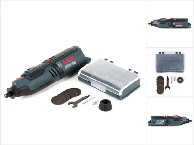 Zdjęcie produktu dla Bosch GRO 12V-35 Professional, Szlifowanie, Polerowanie, Czarny, Niebieski, 35000 OPM, 5000 OPM, 80 dB, 74 dB